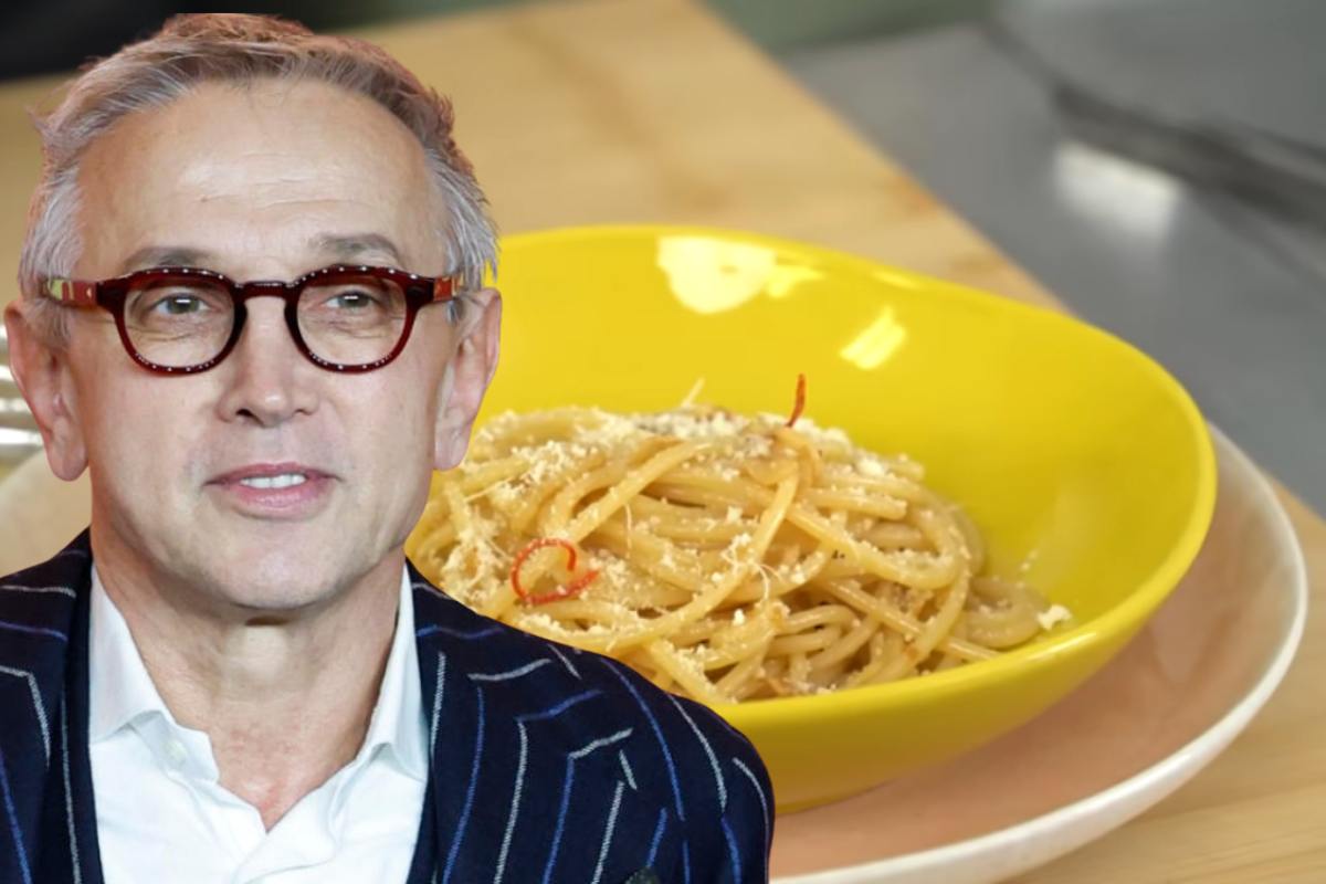 spaghetti aglio, olio e peperoncino e bruno barbieri