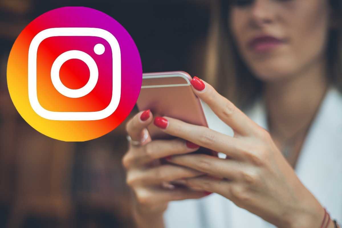 Cellulare, logo Instagram