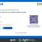 Poste ID schermata di accesso SPID
