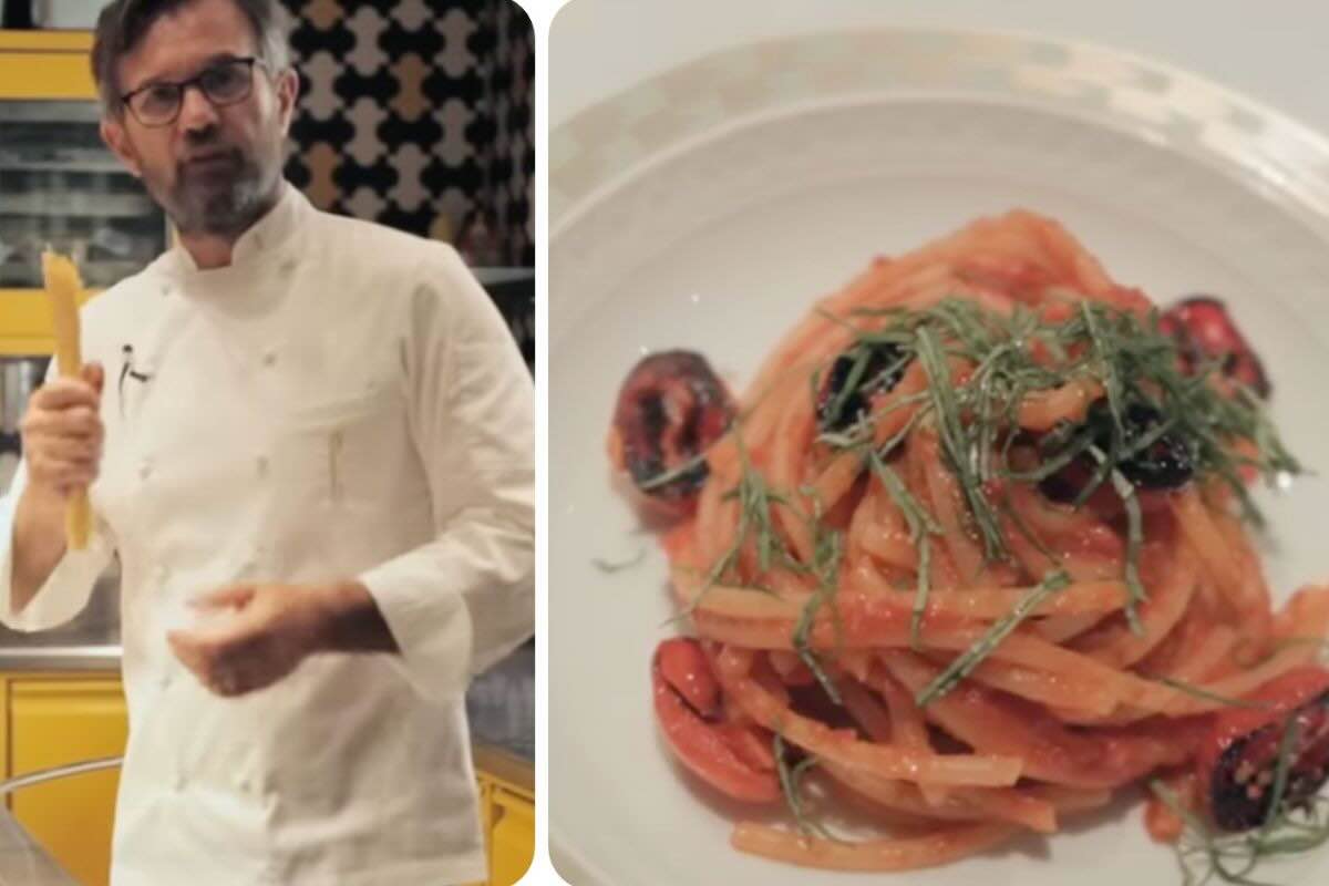 Cracco, spaghetti al pomodoro