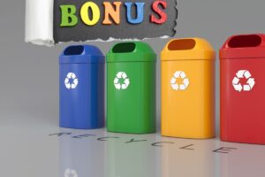 bonus e bidoni spazzatura