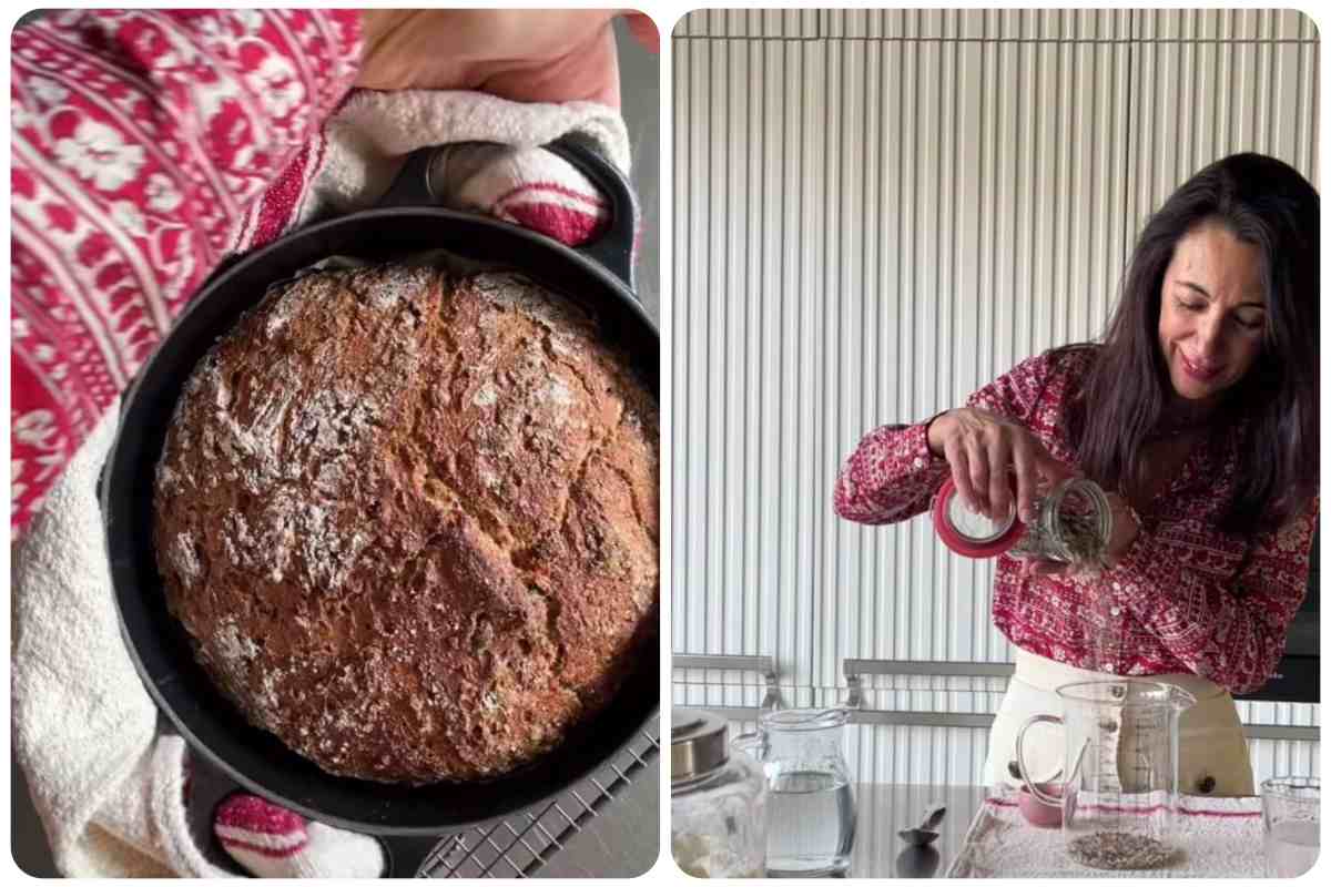 preparazione pane in cocotte di csaba dalla zorza