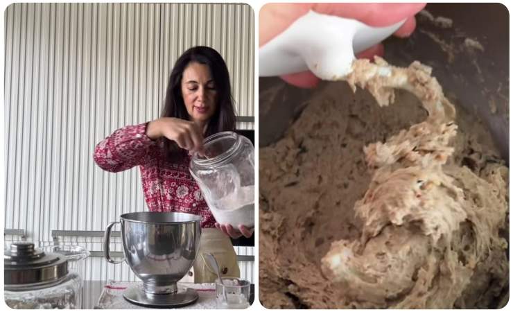 csaba dalla zorza prepara pane in cocotte
