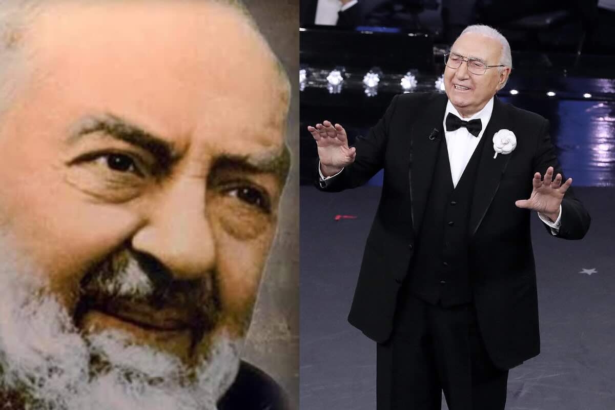 padre pio e Pippo Baudo