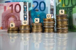 Banconote e monete euro, bonus