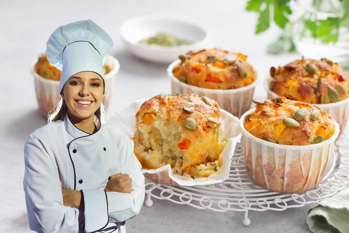 muffin e donna chef 
