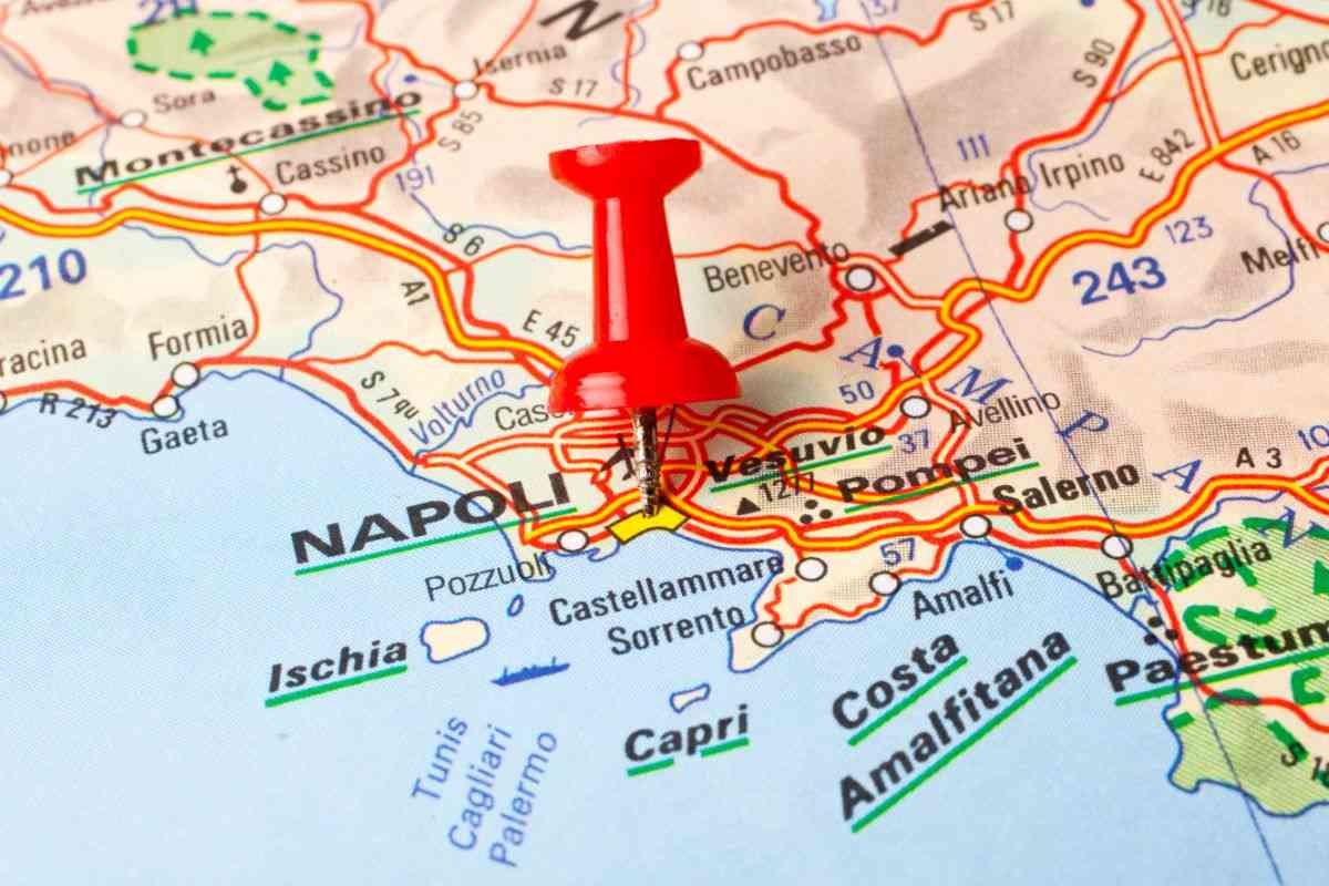 cartina di napoli