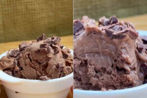 collage gelato al cioccolato