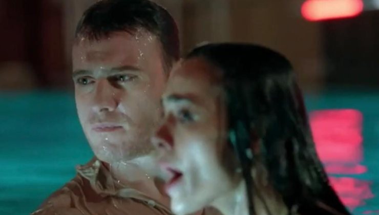 Ates e Leyla in piscina in If you love