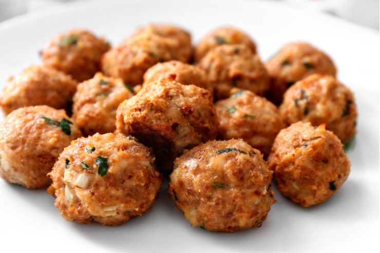 polpette di lenticchie nel piatto