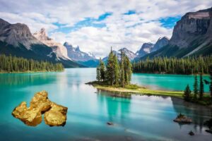 Lago, pepite oro