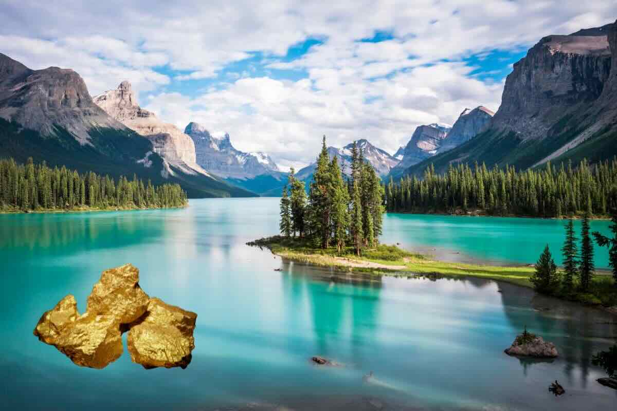 Lago, pepite oro