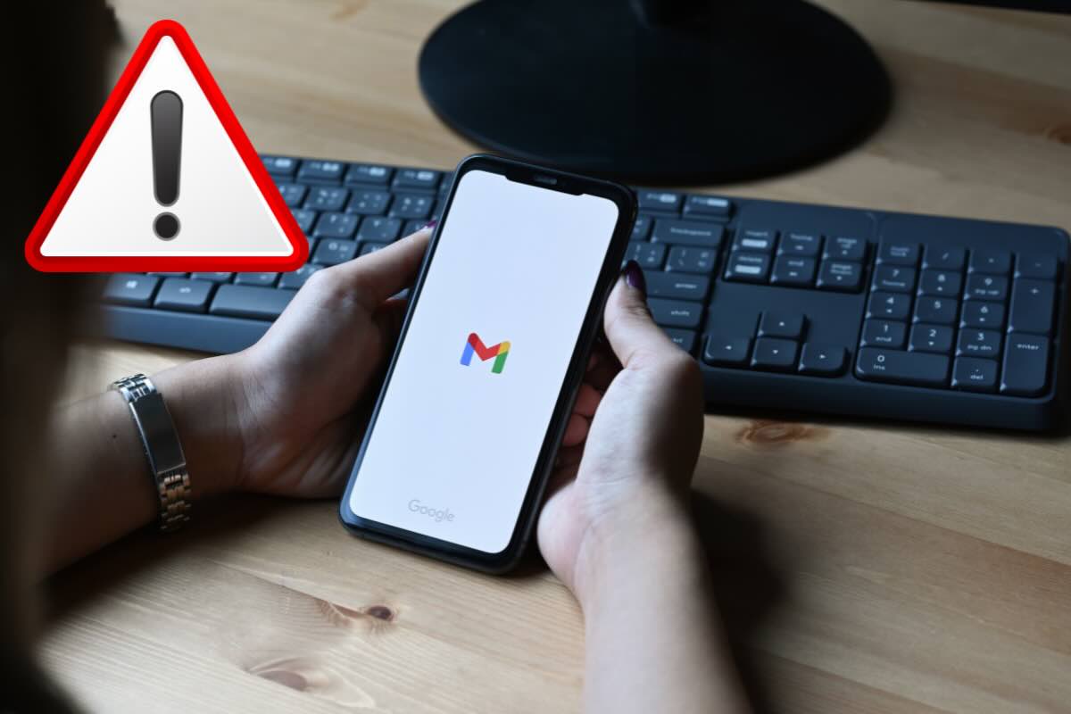 gmail e segnale attenzione